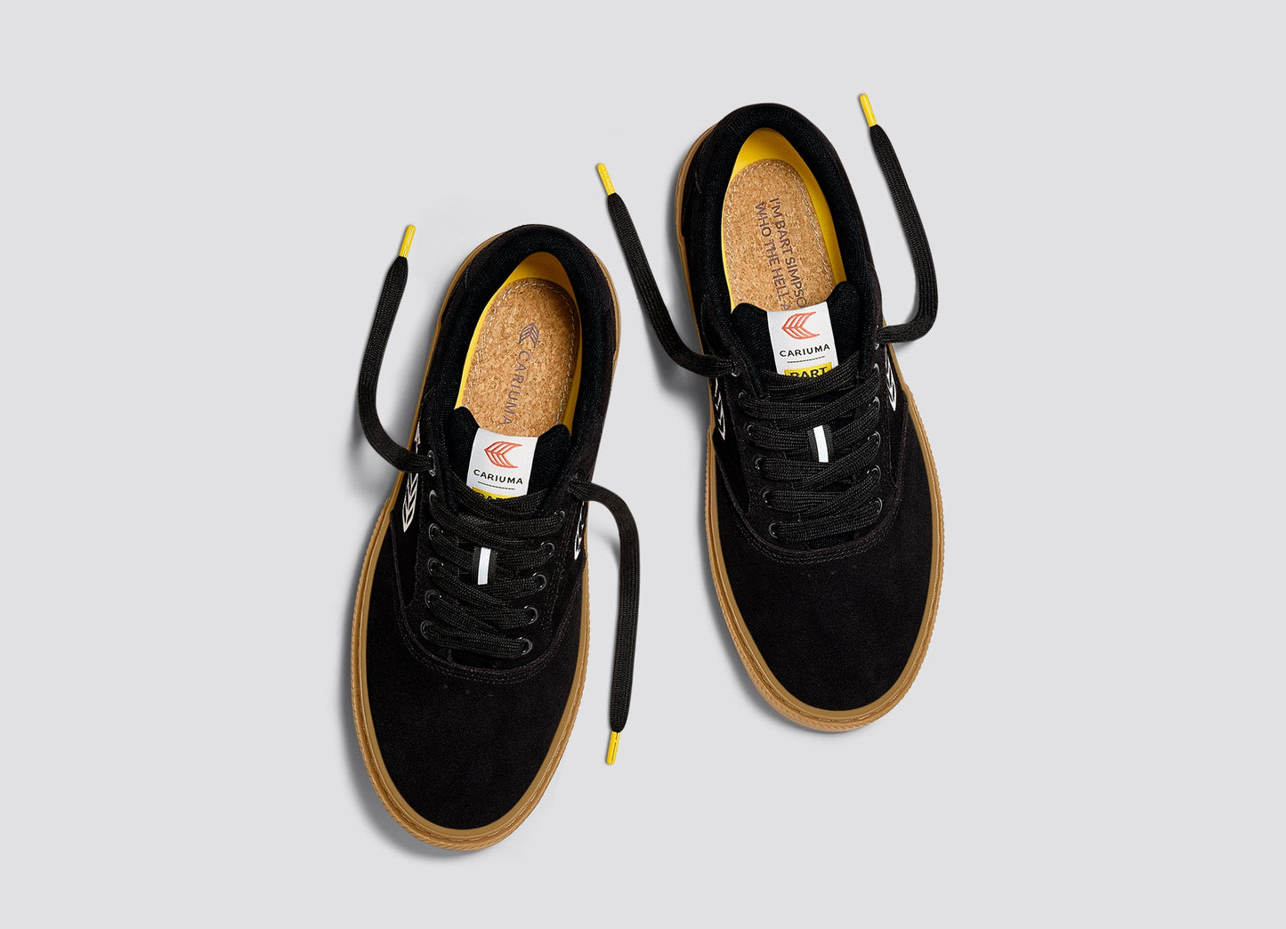 Simpsons NAIOCA Black Suede Bart Skateboard