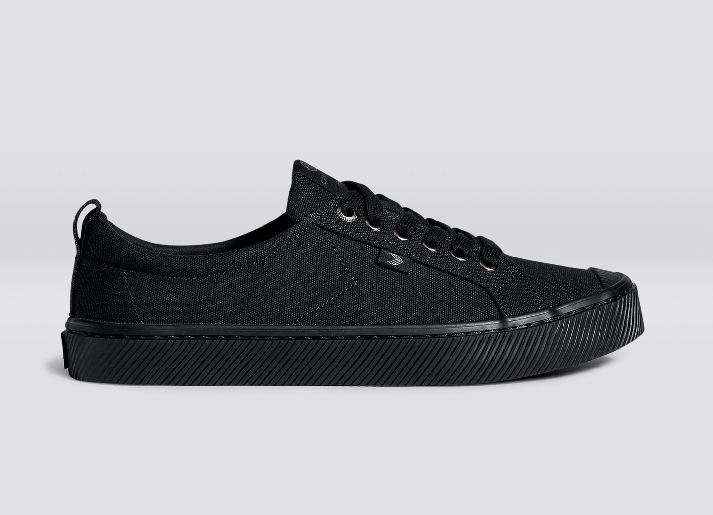 OCA Low All Black Canvas Sneaker