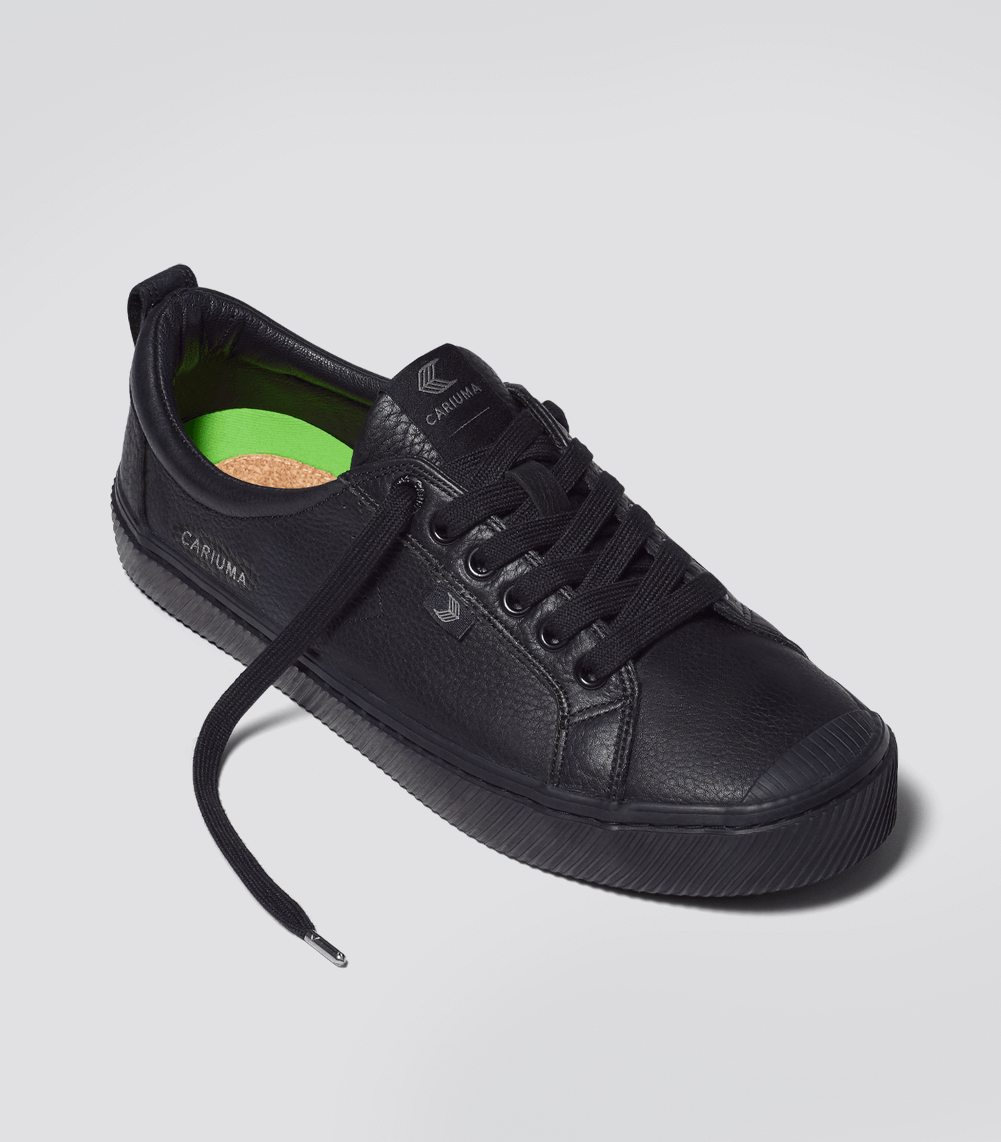 OCA Low All Black Premium Leather Sneaker