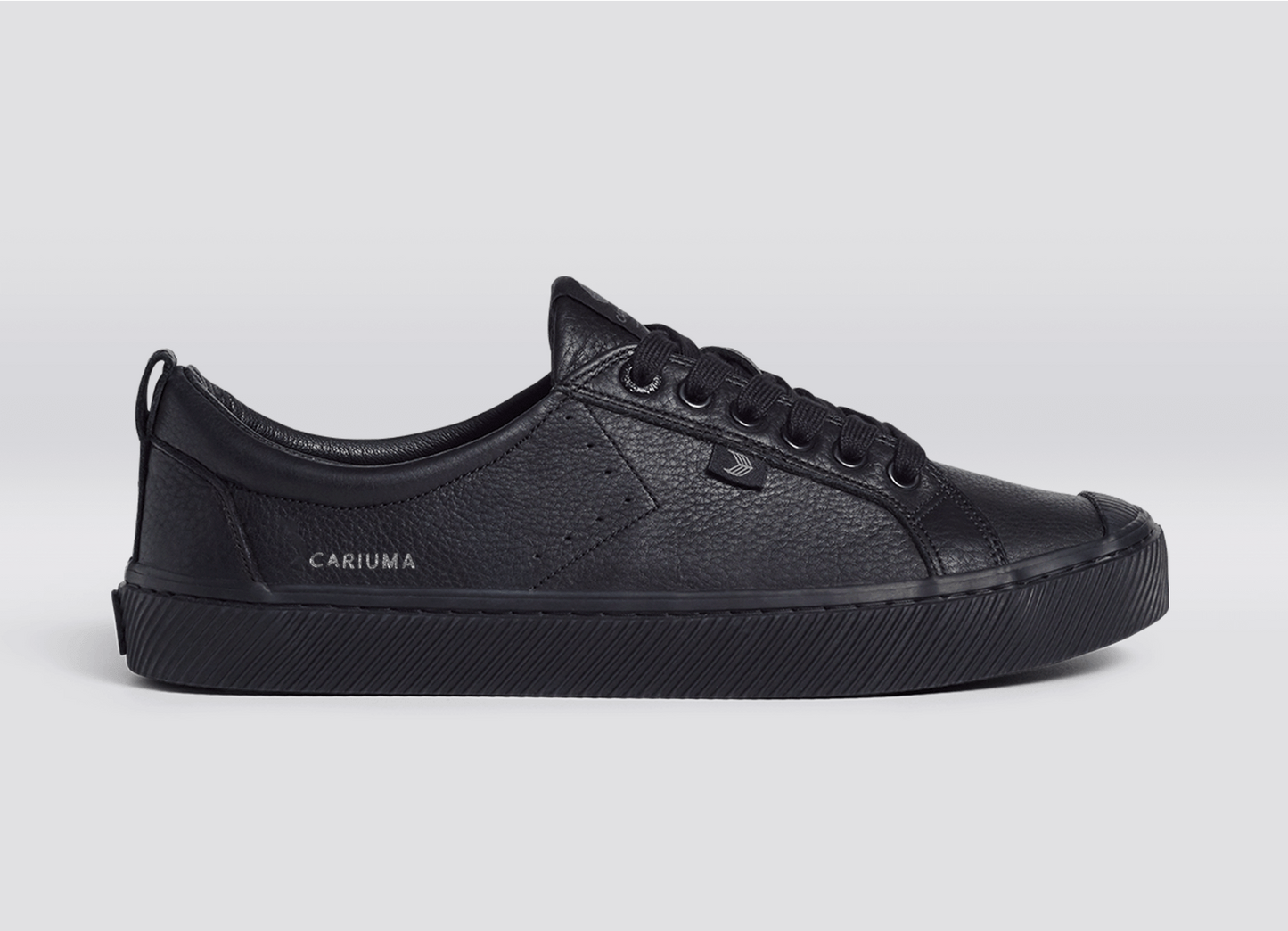 OCA Low All Black Premium Leather Sneaker