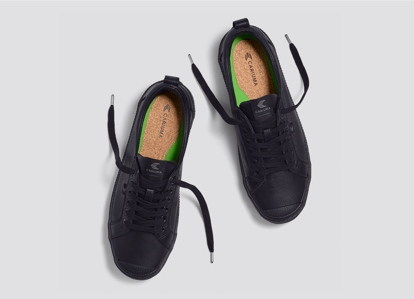 OCA Low All Black Premium Leather Sneaker