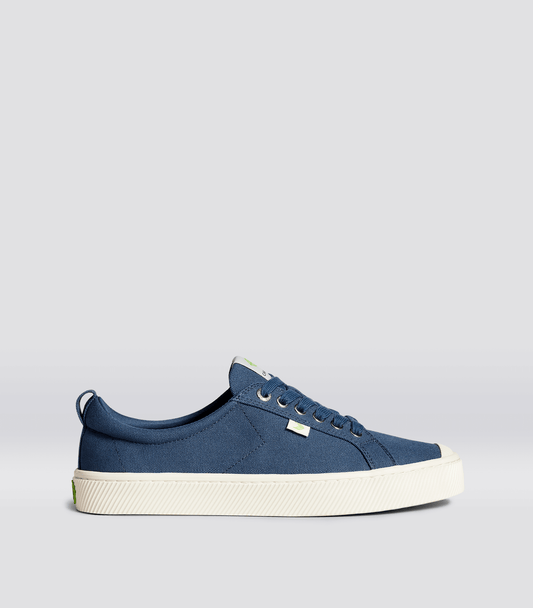 OCA Low Shadow Blue Canvas Sneaker