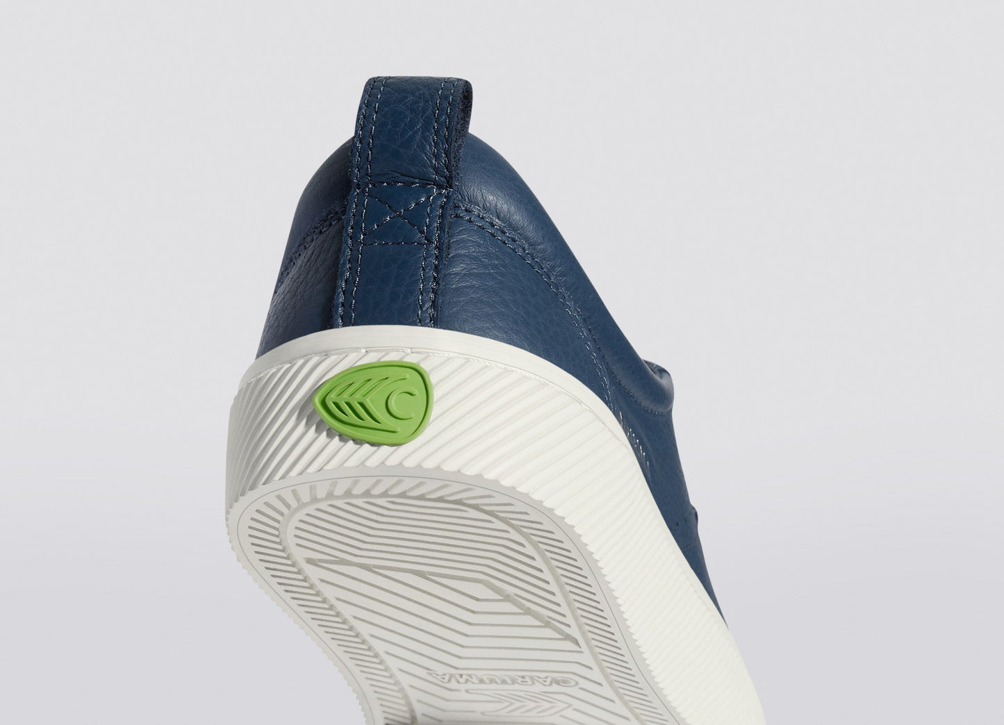 OCA Low Dark Denim Premium Leather Sneaker