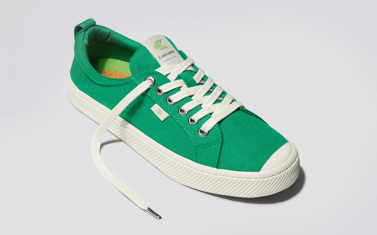 OCA Low Green Canvas Sneaker