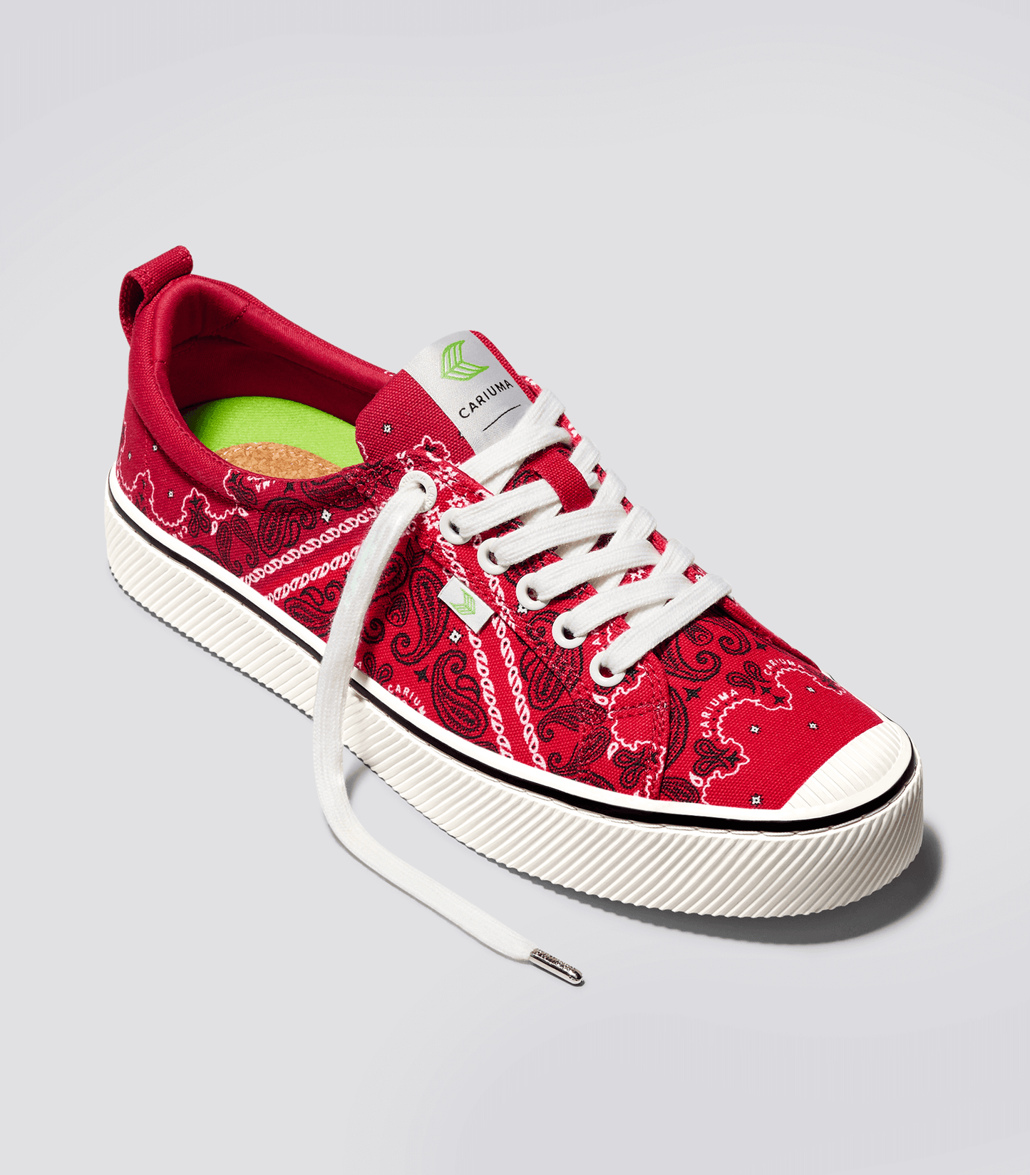 OCA Low Red Bandana Canvas Sneaker