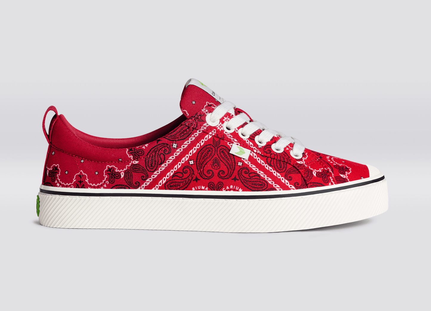 OCA Low Red Bandana Canvas Sneaker