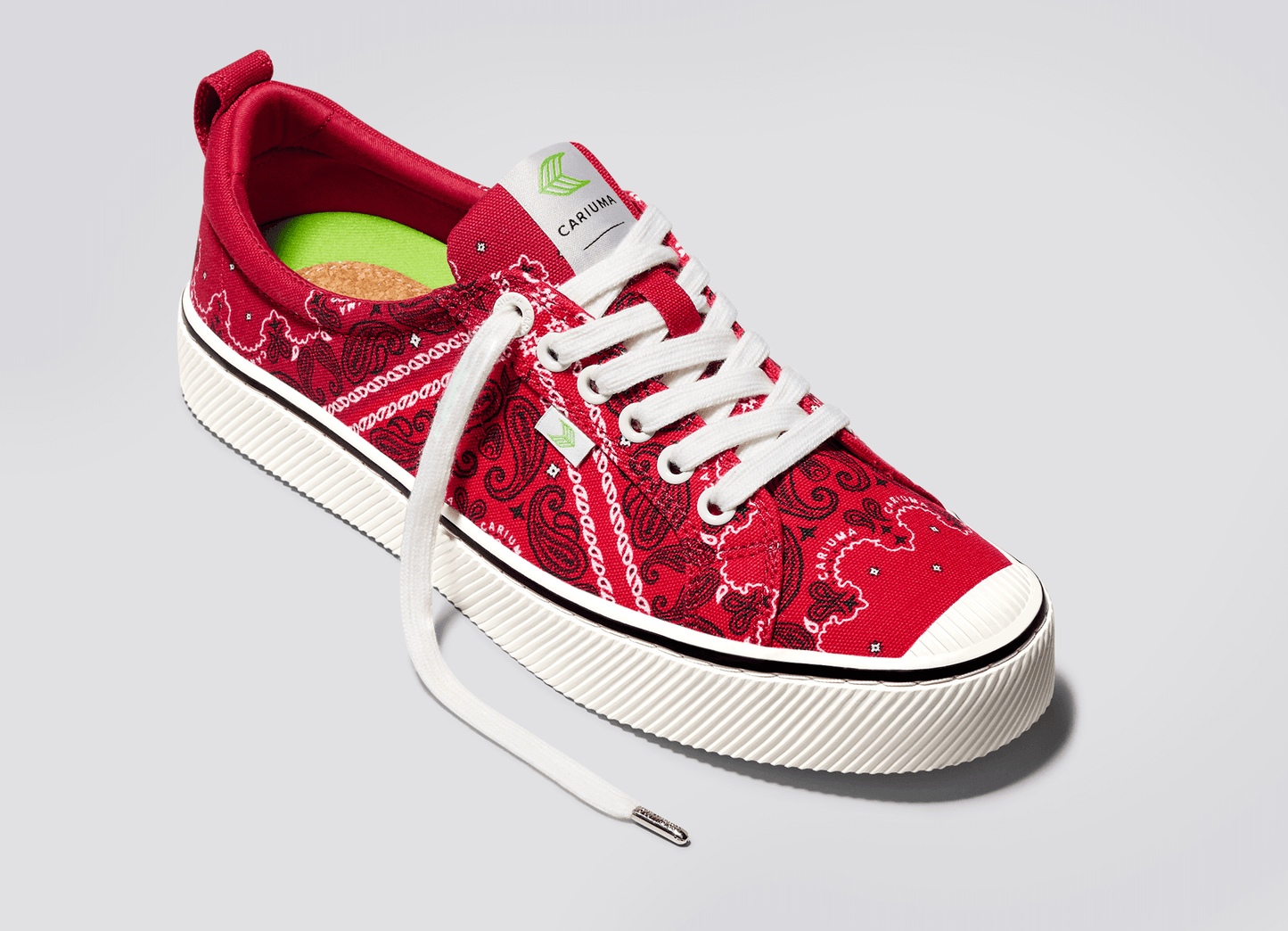 OCA Low Red Bandana Canvas Sneaker