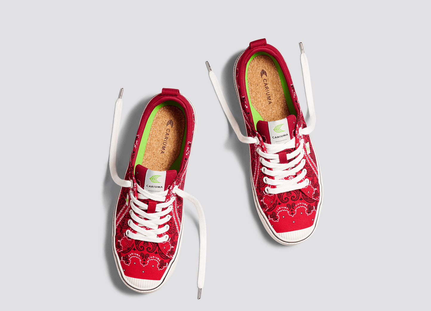 OCA Low Red Bandana Canvas Sneaker