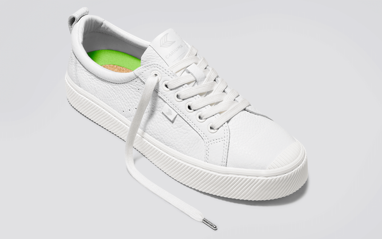 OCA Low White Premium Leather Sneaker