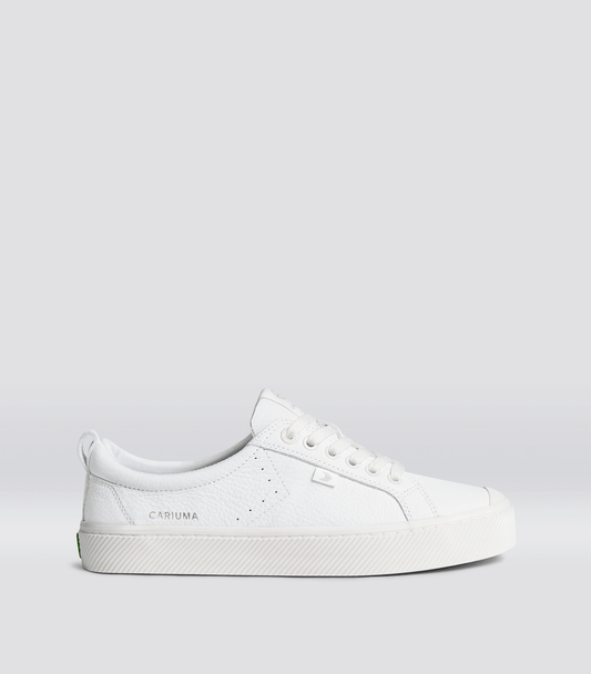 OCA Low White Premium Leather Sneaker